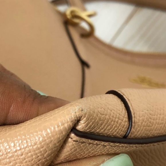 Coach Ava Nude Pink Leather Shopper Shoulder Purse - Picture 5 of 6